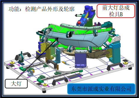 前大灯总成检具B